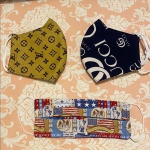 Lot of 3 face masks